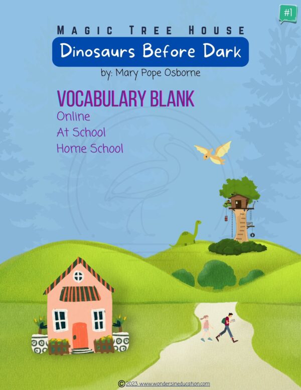 Dinosaurs Before Dark Vocabulary (Blank)
