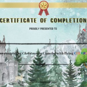 Christmas in Camelot Certificate of Completion