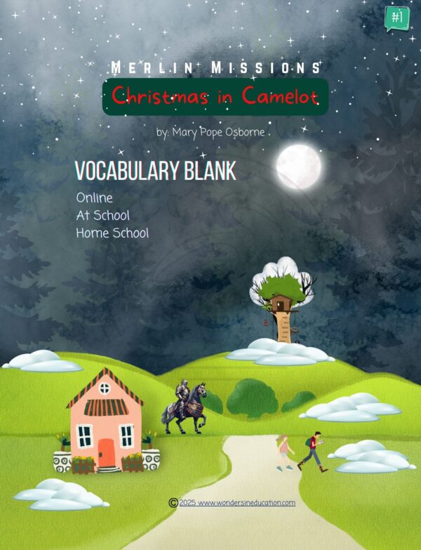 Christmas in Camelot Vocabulary (Blank)