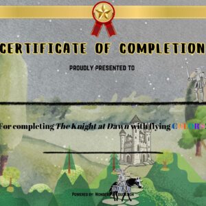 The Knight at Dawn Certificate of Completion