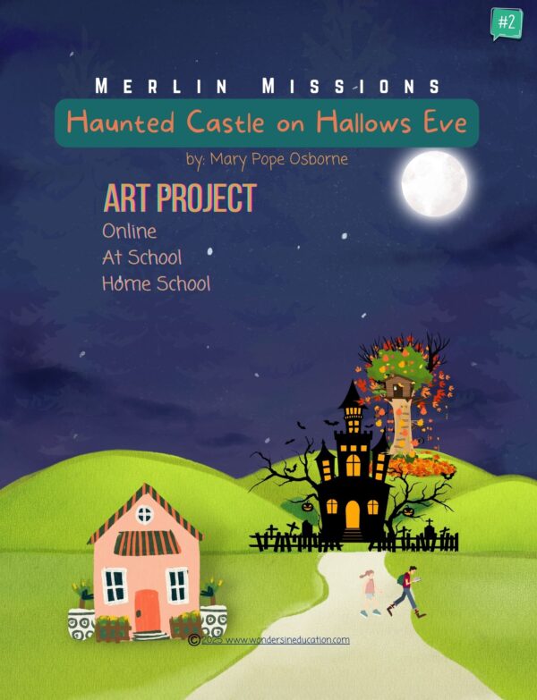 Haunted Castle on Hallows Eve Art Project