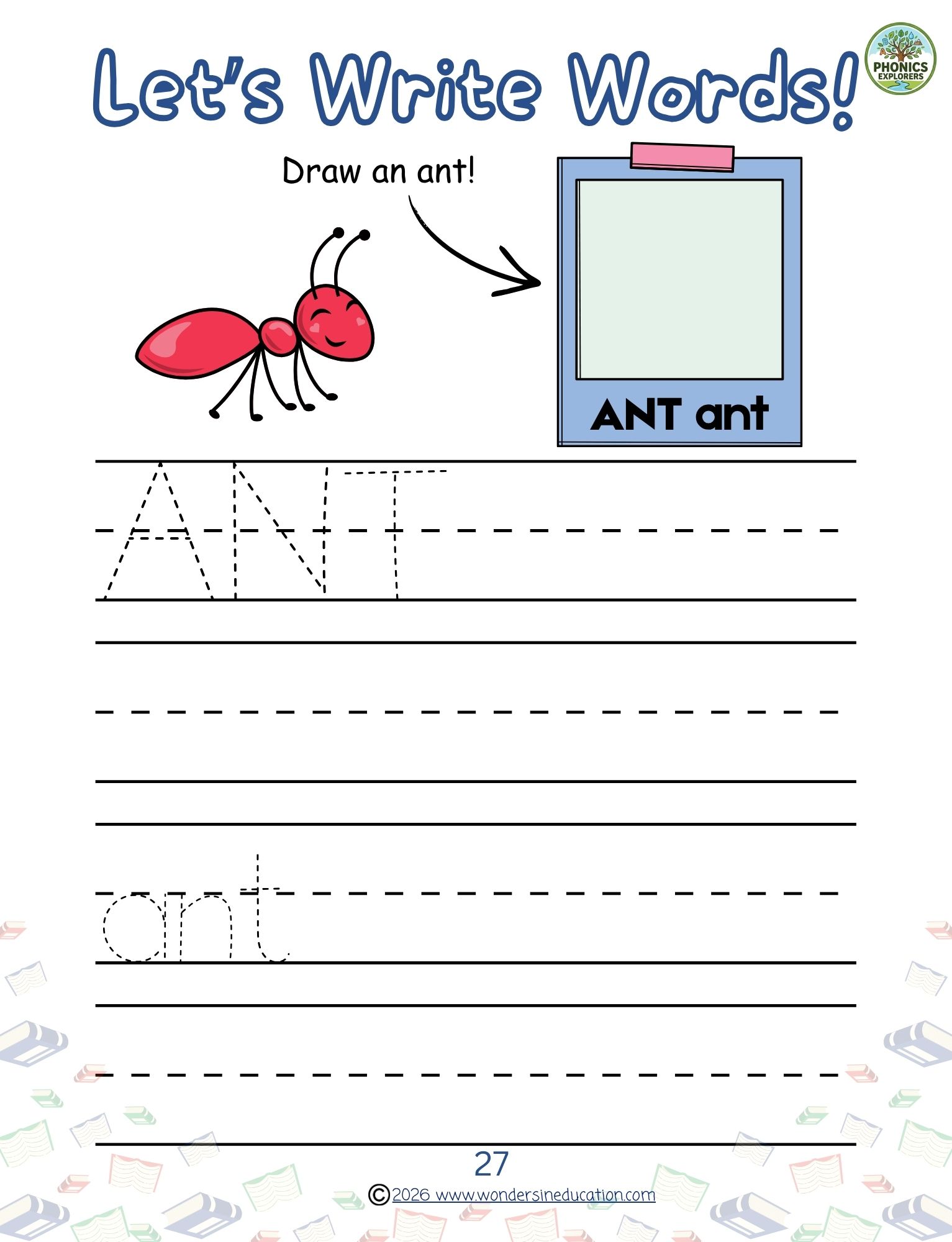 Phonics Explorers: Alphabet Handwriting and Word Tracing Worksheets | Science-of-Reading - Image 3